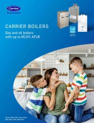 Carrier Performance Gas Boilers Brochure
