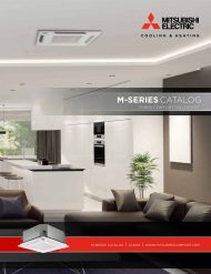 Mitsubishi M Series Ductless Systems Brochure